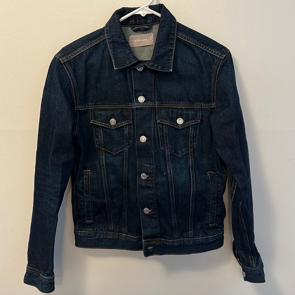 Everlane Men’s XS Dark Denim Jean Jacket
